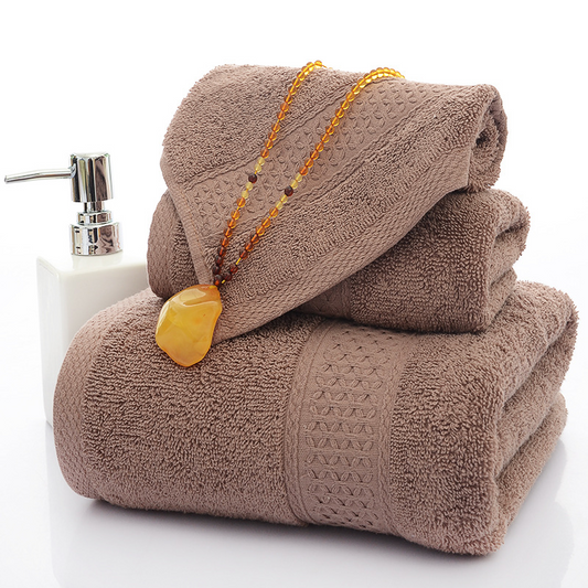 Classic Bathroom Soft Towel | Brown