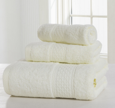 Cotton Soft Double-Sided Thickening Towel Set – 3 Sizes